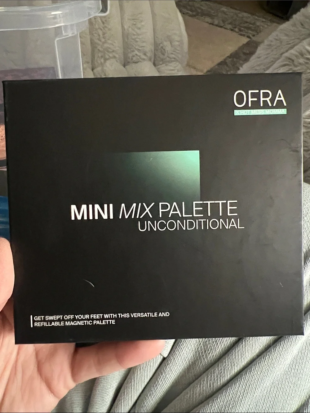 OFRA Unconditional Mini Mix Palette — Black with Teal Label